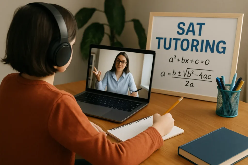 SAT online tutoring in the UK.