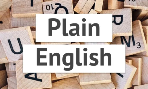 plain English