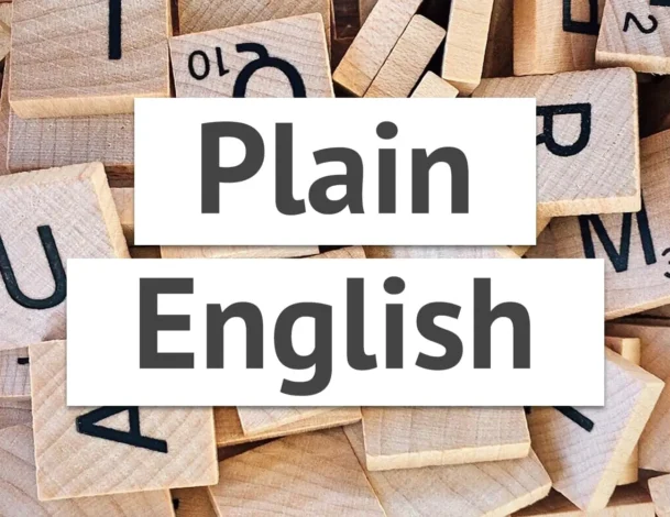 plain English